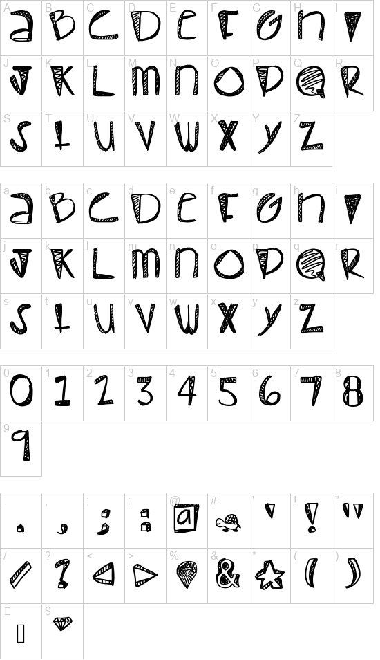 Pastel font