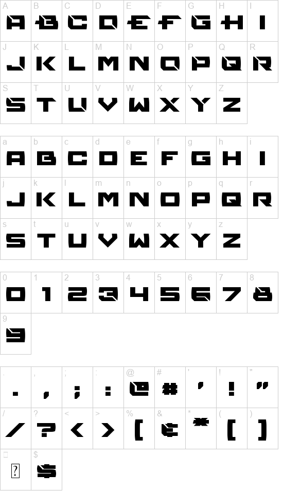 Reconstruct font