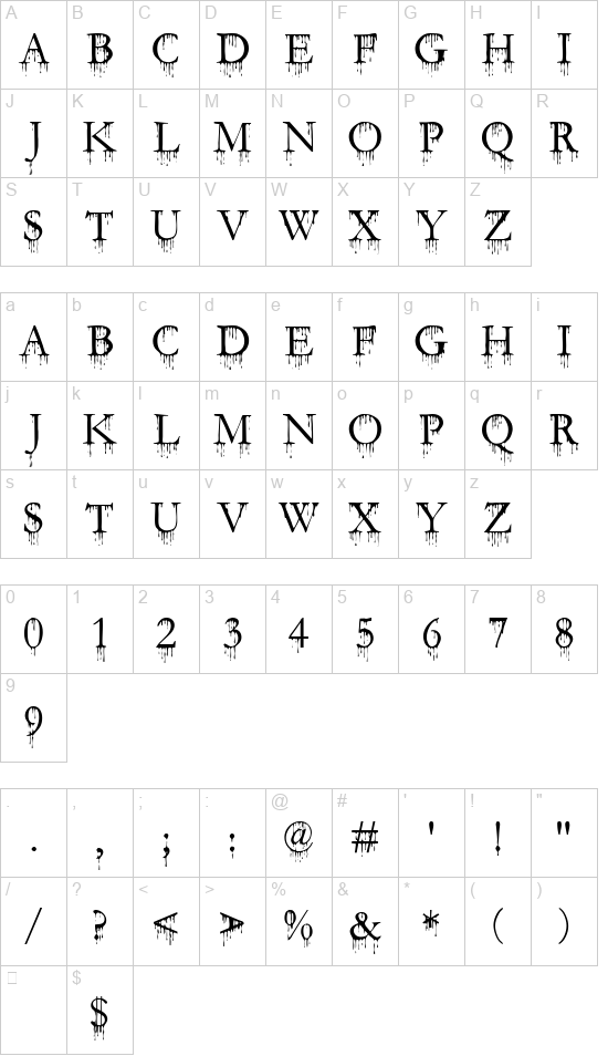 Sfgushingmeadowsc font