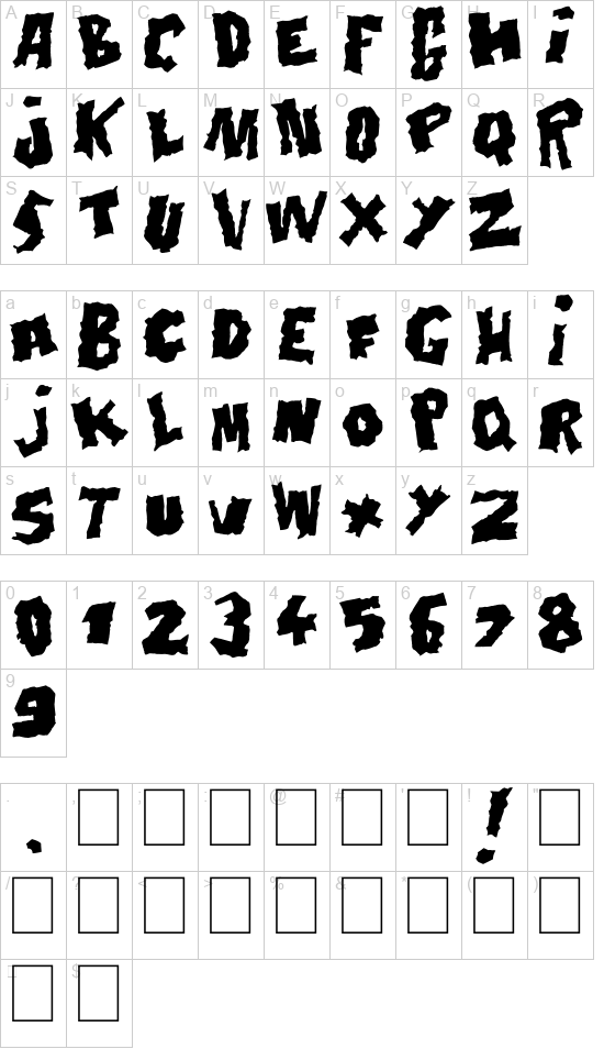 Doonga font