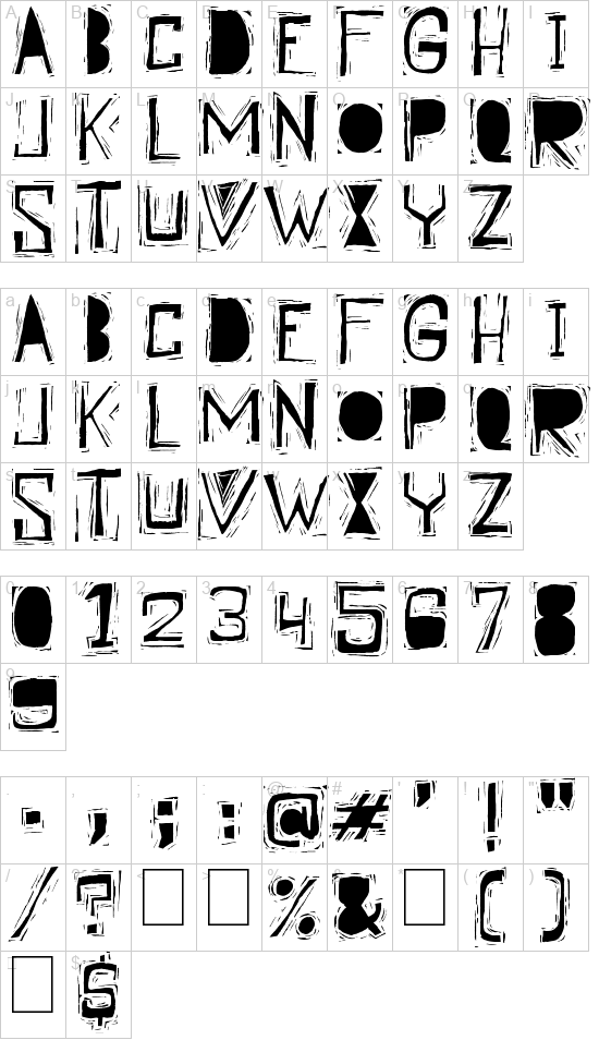 Linographer font