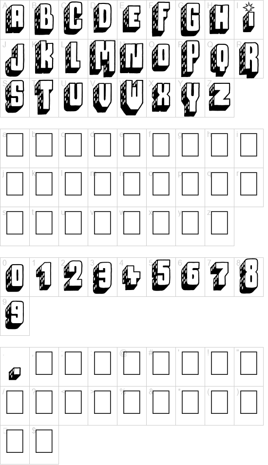 Megalopolis font