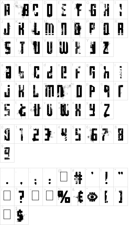 Big bros watch font