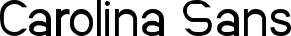 Carolina Sans font