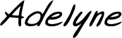 Adelyne font