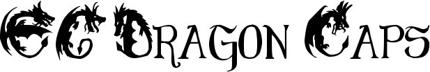 EG Dragon Caps font