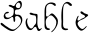 Sable font