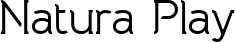Natura Play font