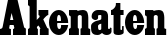 Akenaten font