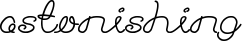 astonishing font