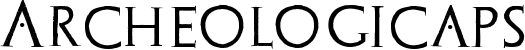 Archeologicaps font