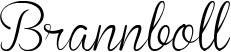 Brannboll font