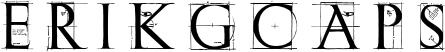ErikGCaps font