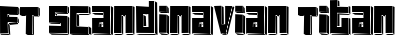 FT Scandinavian Titan font