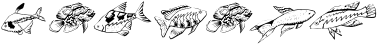 Fishing font