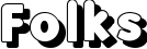 Folks font