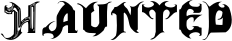 Haunted font