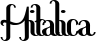 Hitalica font