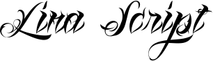 Lina Script font