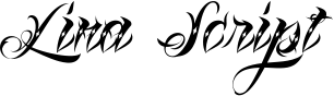 Lina Script font