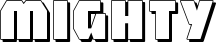 Mighty font