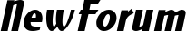 NewForum font