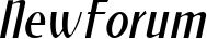 NewForum font
