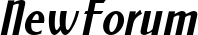 NewForum font