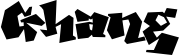 Ghang font