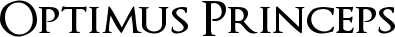 Optimus Princeps font