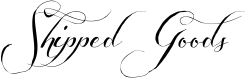 Shipped Goods font