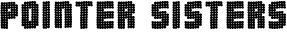 Pointer Sisters font