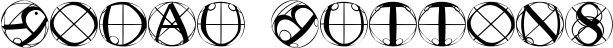 Rodau Buttons font