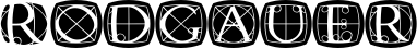 Rodgauer font