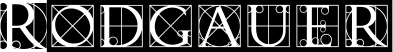 Rodgauer font