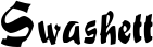 Swashett font