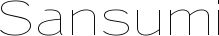 Sansumi font