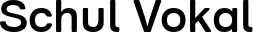 Schul Vokal font