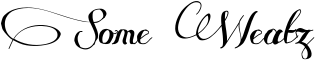 Some Weatz font