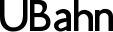 UBahn font