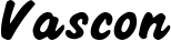 Vascon font