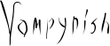 Vampyrish font