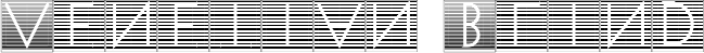 Venetian Blind font