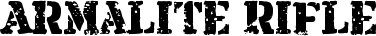 Armalite Rifle font