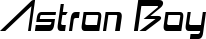 Astron Boy font