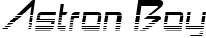 Astron Boy font