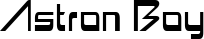 Astron Boy font