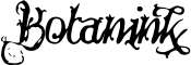 Botanink font