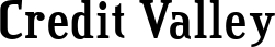 Credit Valley font