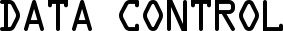 Data Control font